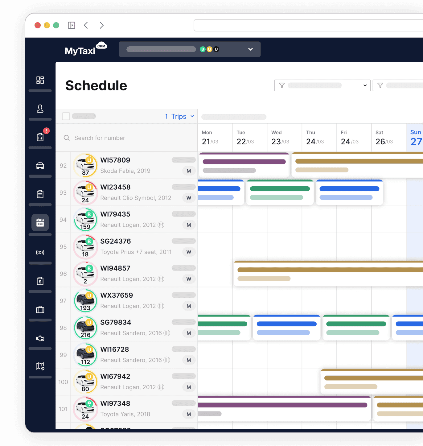 Driver & Vehicle Scheduling Software